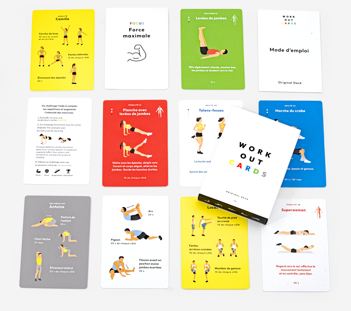 Entraîne-toi plus efficacement avec Workout-Cards.